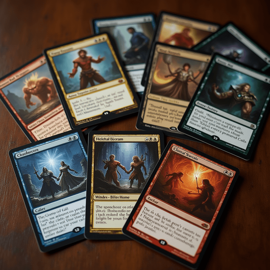 mtg card generator ai There is an account that generates Magic the Gathering cards created by machine learning (supposedly?) with AI-generated art. What sets this apart from similar efforts is the Magic community tries to figure