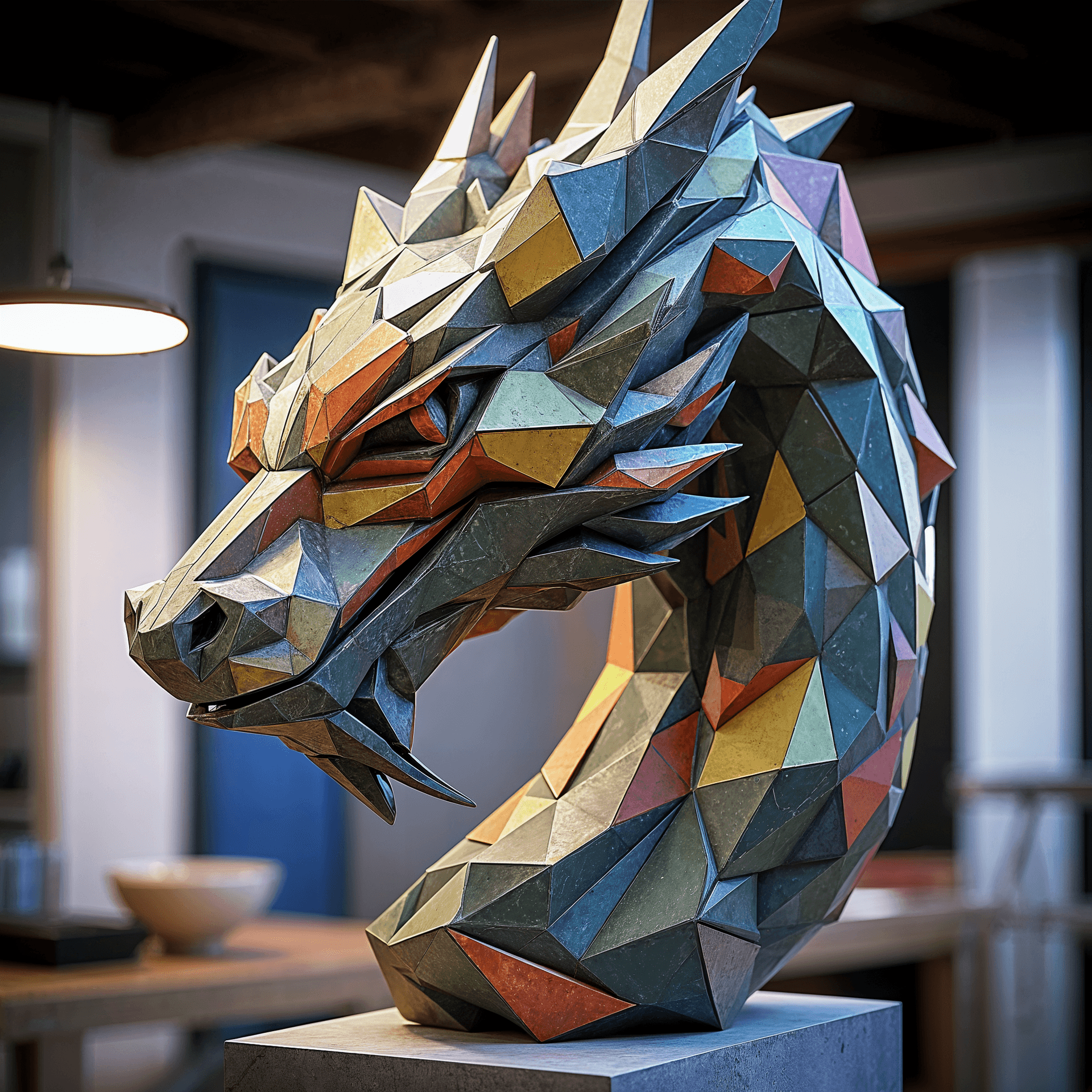Free Text to Low Poly Art Generator | CGDream