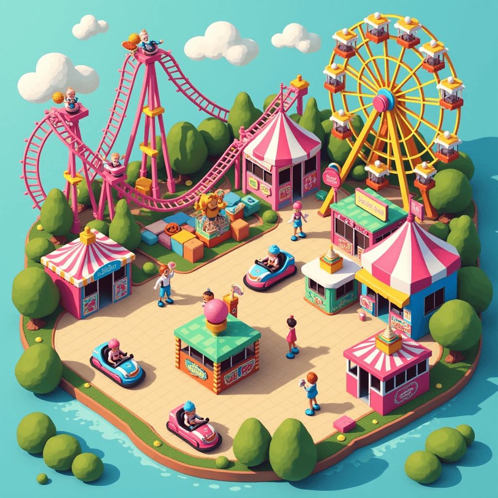 Generate Theme Park Maps with AI | CGDream