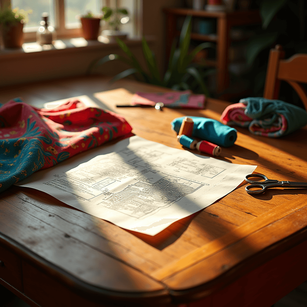 Free Text to Sewing pattern AI Generator