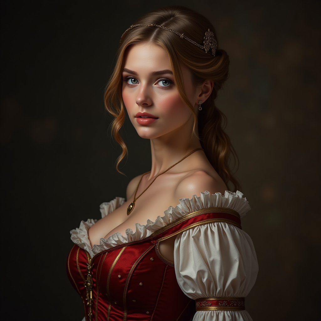 red dress ai Red Dress Photoshoot Prompt